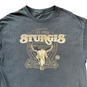 2013 BLACK HILLS SOUTH‎ DAKOTA STURGIS BIKER T-SHIRT L MOTORCYCLE RALLY SKULL